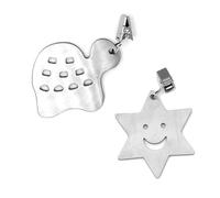 GLEAVI 4pcs Stainless Steel Tablecloth Clips Practical Holders for Outdoor Indoor Use Secure Table Cover Clamps for Picnics Weddings Parties Silver Random Pattern