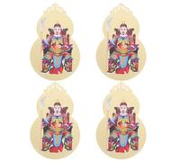 GLEAVI 4pcs Tai Sui Card: 2026 Chinese New Year Good Luck Amulet for Protection & Peace - Traditional Chinese Blessing Cards for Gifting & Collecting