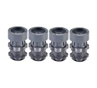 GLEAVI 4pcs Washing Machine Foot Pads Non-skid Vibration Absorption Mats for Washer Dryer Fridge