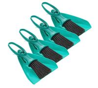 GLEAVI 4sets Mini Broom and Dustpan Set Sky-Blue Cleaning Tools for Home Desktop and Pet Hair Convenient for Small Spaces and Keyboard Cleaning