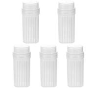 GLEAVI 5-Slide Plastic Staining Jar: Lab Equipment for Science Students - Biology Pathology Research Holder (3.42x1.22x1.22 Inch)