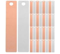 GLEAVI 50 Pairs Fruit Battery Experiment Kit - Copper Zinc Electrode Sheets for Scientific Experiments Chemistry Lab and Teaching Supplies