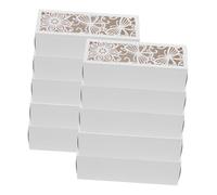 GLEAVI 50pcs Butterfly Wedding Sweets Box White Box for Celebration Party Favor Packaging