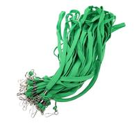 GLEAVI 50pcs Flat Id Card Lanyard Neck Strap Lanyards for Id Badges Name Badge for Exhibitions Corporate Offices