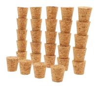 GLEAVI 50pcs Glass Bottle Cork Stoppers Tapered Wine Bottle Plugs for Sealing Wine Juice and Craft Projects and Decorative Closure for Various Containers