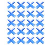 GLEAVI 50Pcs Soft Bristle Finger Toothbrushes for Adults, Mini Short Handle Travel and Camping Toothbrushes, Safety Design Institutional Use, Blue Pbt Bristles