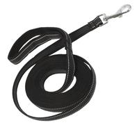 GLEAVI 5m Black Rope Dog Leash for Small and Medium Dogs, Heavy Duty Reflective Training Leash for Outdoor Walking and Puppy Obedience