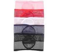 GLEAVI 5pcs Adjustable Hairbands Hair Dyeing Hairband Beauty Salon Supplies Simple Design Cloth Polyester Material Fits Your Head Well Decorative Properties Ladies Daily Life Hairdressing