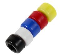 GLEAVI 5pcs Fingerboard Wheels with Bearings High-speed Fingerboard Replacement Rollers for Mini Skateboards