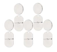 GLEAVI 5pcs Magnetic Brooch Pin Holder Set White K Color Mini Pin Magnet Buckle Clothing Brooch Converter Accessories for Women’s Scarves and Jackets