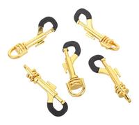 GLEAVI 5pcs Saxophone Neck Strap Hardware Sax Strap Swivel Hook Metal Buckle Clips Spring Trigger Clip for Stage Performances Enhance Playing Comfort Reduce Neck Strain