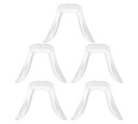 GLEAVI 5pcs U Shaped Glasses Nose Pad Non-Slip Silicone Material and Screw-in Bottom for Easy Installation, Providing Comfortable Protection for Eyewear and Sunglasses Repair