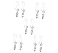 GLEAVI 5sets DIY Graduation Cap Photo Charms Class of Doctor Hat Pendant Memorable Graduation Decorations for Custom Photo Jewelry for Celebrating Your Achievements 2pcs*5