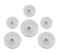 GLEAVI 6 Rolls Cotton Meat Netting for Ham and Sausage Packaging, Elastic Cotton Thread Material, Not Easy to Crack or Break, for Food Shops and Professional Use