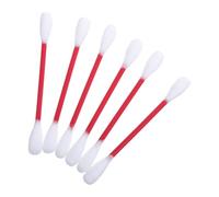 GLEAVI 6pcs Giant Cotton Swab Catnip for Indoor Use Red | Soft Cotton Core, Handle-friendly Stick Design, Extra Large Size, for Cats and Kittens on Carpet