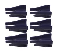 GLEAVI 6pcs Plastic Loose Leaf Paper Binder Tool, Manual Binding Ring Opener for Document and Notebook Organising, Space-Saving and Crack-Free Design Suitable for Classroom and Office Use