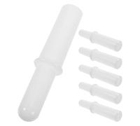 GLEAVI 6pcs Plastic Meat Grinder Food Pusher Tamper Tool for Kitchen Grinder Accessories Ergonomic Design for Efficient and Safe Food Processing Use Replacement Plungers for Meat Grinding