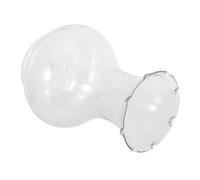 GLEAVI 6pcs Plastic Vase Elegant Bud Vases for Hyacinth Growing Small Decorative Tabletop Flower Home Decor