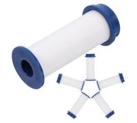 GLEAVI 6Pcs PP Cotton Replacement Shower Head Filters High Pressure Supercharge Cotton Core for Bathroom Sprinkler Head Filter Shower Use