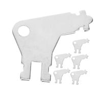 GLEAVI 6pcs Replacement Paper Towel Dispenser Keys Compatible with Georgia Pacific Metal Toilet Paper Key for Convenient Bathroom Tissue Dispenser Access and Maintenance