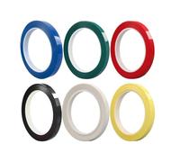 GLEAVI 6Pcs Violin and Cello Fingerboard Stickers Colored Tape Set Finger Guide Tape for String Instruments for Beginner Musicians Finger Position Markers