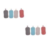 GLEAVI 8pcs Double Side Dishwashing Sponge Kitchen Scrubbing Pad Non-Scratch Scouring Pads for Dishwashing for Kitchen Cleaning and Dish Scrubbing Random Color