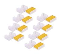 GLEAVI 8Pcs Light Brown Rosin for Violin Cello Bow, Low Dust Rosin Blocks Suitable for Stringed Instruments Including Erhu and Violin, Musical Instrument Accessories for Bowed Strings