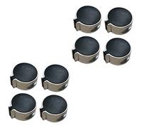 GLEAVI 8pcs Metal Stove Ignition Knob Replacement Zinc Alloy Cooker Button Gas Oven Rotary Switch off Knob for Home Kitchen Style