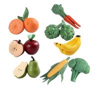 GLEAVI 8pcs Miniature Artificial Vegetables and Fruits Models Lifelike DIY Decoration Ornaments for Bonsai Display and Fruit Modeling Adornment