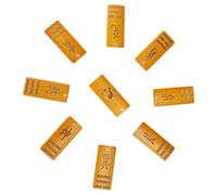 GLEAVI 9pcs Wood Bagua Cards Fortune Telling Tai Ji Divination Tool with Delicate Design Lightweight and Easy to Use for Housewarming and Spiritual Practice