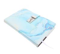 GLEAVI A5 Lockable Diary with Combination Password Lock, Creative Sky Blue Journal Notebook for Writing, Secure Personal Diary Suitable for Travel and Daily Use