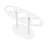 GLEAVI Acrylic Ice Cream Cone Display Stand Rack for Buffet Dessert Showcase Material for Sushi and Waffle Cones