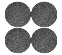 GLEAVI Activated Carbon Filter Pads 4Pcs for Compost Bin Replacement, Activated Fiber Filter Cotton Round Discs for Kitchen and Household Odor Control