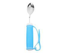 GLEAVI Adaptive Bendable Spoon for Elderly and Disabled Adults with Weighted Ergonomic Handle Shaking Tableware for Steady Spill Reducing Self Feeding Easy Clean Disability Cutlery