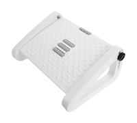 GLEAVI Adjustable Massage Roller Footrest Stool, Thickened Plastic Footstool Under Desk Office and Home Use, Triangular Anti-tip Footrest for Leg Support and Circulation Improvement