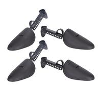 GLEAVI Adjustable Plastic Shoe Stretcher Boot and Shoe Trees for Women 2 Pairs Black Easy to Wash Footwear Shape Maintainer