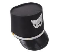 GLEAVI Adult Unisex Conductor Cap Black Adjustable Train Engineer Hat Classic Authentic Railway Style for Theatre Cosplay and Train Theme Party Accessories