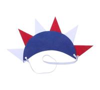 GLEAVI American Goddess Crown Headband Patriotic Hair Accessory for July Celebrations for Adults Soft and Secure Fit for Costume Parties and Cosplay Events