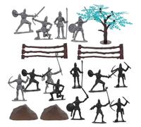 GLEAVI Ancient Roman Soldier Set 24pcs Military Plaything with Accessories Medieval Knight Figures Army Action Figures for Boys