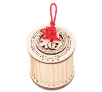 GLEAVI Bamboo Grasshopper Living Cage Portable Insect Storage Enclosure round Handmade Outdoor Household Insects Cage Suitable for Pet Grasshoppers and Small Bugs