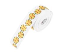 GLEAVI Baseball Embroidery Grosgrain Ribbon for Sports Ball Gift Wrapping Vibrant Baseball Party Craft Ribbon for Cheer Bows DIY Birthday Decorations Team Spirit Accessories