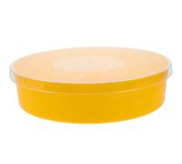 GLEAVI Bee Feeder for Beekeeping Yellow Plastic Bee Water Feeder with Safe Design and Observation Window for Efficient Hive Feeding