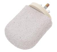 GLEAVI Bird Perch Platform for Parrots with Paw Grinding Surface, Volcanic Ash Material, Non-toxic Budgie and Cockatiel Accessory for Cage Nail Care and Claw Filing