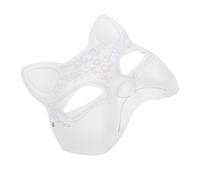 GLEAVI Blank Cat Shaped DIY Paintable Mask Unpainted Masquerade Face Mask for Art Class and Craft Activities Encourages Creativity and Imagination