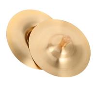 GLEAVI Brass Finger Cymbals 6 Inch Handheld Mini Percussion Instruments for ’s Music Practice and Dance Party Accessories