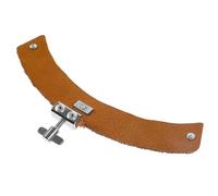 GLEAVI Brown Leather Drum Mute Pad Large Drum Dampener Noise Reduction Accessory Compatible with Jazz and Silent Practice Cushion for Percussion Instruments
