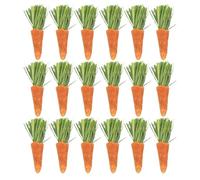 GLEAVI Bunny Chew Carrots 18pcs Natural Grass Teething Sticks