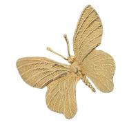 GLEAVI Butterfly-Shaped Brushed Brass Cabinet Handles for Drawers and Wardrobes, Easy Installation and Long-Term Use, Creative Design for Rooms and Home Decor