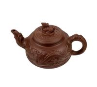 GLEAVI Capacity Purple Clay Dragon Teapot Handcrafted Chinese Kung Fu Teaware Vintage Ceramic Kettle Heat Resistant Household Tea Pot for Leisure