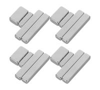 GLEAVI Cat Eye Nail Magnets 4 Sets Silver Magnetic Tools for Manicure and Nail Art Creativity